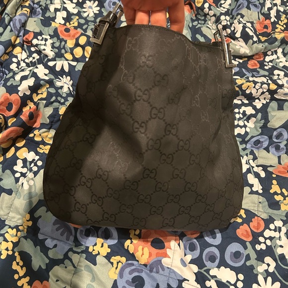 Gucci Black Quilted Shoulder Bag with Metal Hardware - Picture 12 of 16